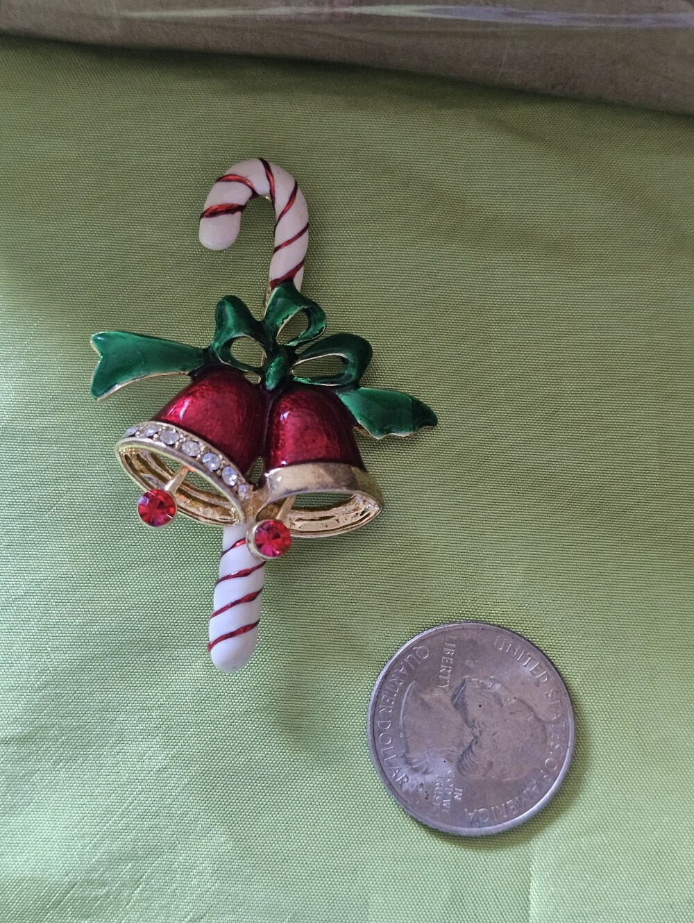 Really Cute Candy Cane Brooche